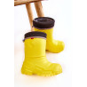 Vaikiški šildomi lietaus batai Befado 162X302 geltoni | Guminiai batai vaikams | jai24.lt
