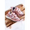 Vaikiški sportiniai bateliai su lipdukais su atminties putų sistema Big Star KK374180 Pink | Kedai vaikams | jai24.lt