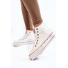 Moteriški aukštai apšilti sportbačiai Cross Jeans KK2R4044C Balta | Kedai | jai24.lt