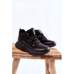 Vaikiški batai Memory Foam Big Star KK374119 juodi 198503