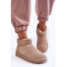 Moteriški zomšiniai žemi sniego batai Camel Shelie | Žieminiai batai | jai24.lt