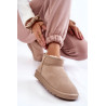 Moteriški zomšiniai žemi sniego batai Camel Shelie | Žieminiai batai | jai24.lt
