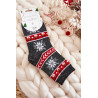 Moteriškos kalėdinės kojinės blizgios elnio pilkos spalvos | Kojinės moterims | jai24.lt