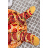 Rainbow Socks Pizza 4 Poros Capricciosa | Kojinės moterims | jai24.lt