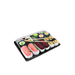 Rainbow Socks Sushi 3 Poros Butterfish Maki Cucumber Salmon 198548