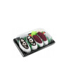 Rainbow Socks Sushi 3 Poros Butterfish Maki Cucumber Salmon | Kojinės moterims | jai24.lt