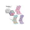 Vaivorykštės kojinės saldainiai 3 porų dėžutėje | Kojinės moterims | jai24.lt