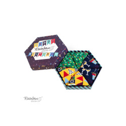 3 porų vaivorykštės kojinės automobilių gerbėjui 198554