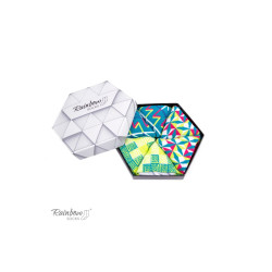 3 porų geometrinių raštų vaivorykštės kojinės 198555