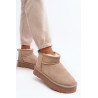 Madingi zomšiniai žemi sniego batai Camel Nucca | Žieminiai batai | jai24.lt