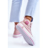 Moteriški sportbačiai su aukšta tekstiline platforma Big Star LL274186 Rožiniai | Kedai | jai24.lt