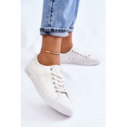 Moteriški glotnūs žemi sportbačiai Big Star LL274058 balti 198570