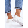Moteriški glotnūs žemi sportbačiai Big Star LL274058 balti | Kedai | jai24.lt