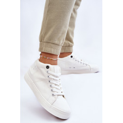 Moteriški klasikiniai aukštakulniai sportbačiai Big Star LL274002 balti 198575