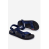 Vyriški sandalai su lipdukais Big Star DD174718 Tamsiai mėlyni | Vyriškos basutės | jai24.lt