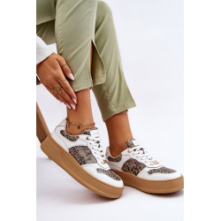 Moteriški patogūs sportiniai bateliai GOE LL2N4052 Baltai smėlio spalvos 198590