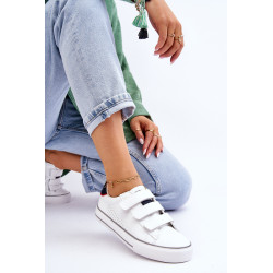 Moteriški sportbačiai su lipdukais Big Star LL274A207 balti 198591