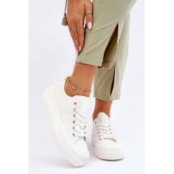 Big Star žemi suvarstomi sportbačiai LL274968 balti 198598