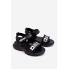 Vaikiški Velcro sandalai Big Star LL374194 Sidabras | Basutės vaikams | jai24.lt