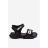 Vaikiški Velcro sandalai Big Star LL374194 Sidabras | Basutės vaikams | jai24.lt