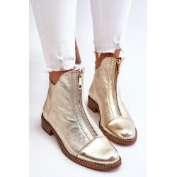 Odiniai batai su užtrauktuku Nicole 2785/037 juodi 198623