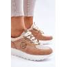 Moteriški sportiniai bateliai su platforma Beige Aisha | Kedai | jai24.lt