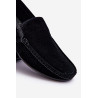 Vyriški klasikiniai zomšiniai batai, juodi Felixo | Mokasinai vyrams | jai24.lt