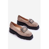 Patogūs zomšiniai loaferiai smėlio spalvos agata | Mokasinai moterims | jai24.lt