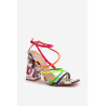 Madingi aukštakulniai sandalai įvairiaspalviai Josette | Sandalai moterims | jai24.lt