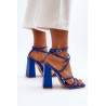 Madingi aukštakulniai sandalai įvairiaspalviai Josette | Sandalai moterims | jai24.lt