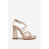 Madingi aukštakulniai sandalai įvairiaspalviai Josette | Sandalai moterims | jai24.lt