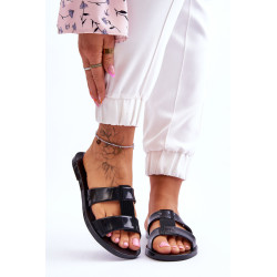 Madingos veganiškos šlepetės ZAXY JJ285263 juodos 198665