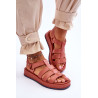 ZAXY moteriški veganiški sandalai su lipnia juosta JJ285016 Dusty Pink | Sandalai moterims | jai24.lt