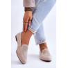 Zomšiniai Patogūs Loafers Beige Giovana | Mokasinai moterims | jai24.lt