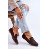 Zomšiniai Patogūs Loafers Beige Giovana | Mokasinai moterims | jai24.lt