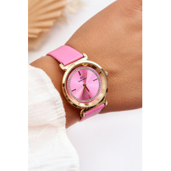 Giorgio&Dario klasikinis moteriškas odinis laikrodis juodas 198699