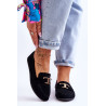 Klasikiniai Slip On Loafers Black Carly | Mokasinai moterims | jai24.lt