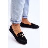 Klasikiniai Slip On Loafers Black Carly | Mokasinai moterims | jai24.lt