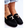 Klasikiniai Slip On Loafers Black Carly | Mokasinai moterims | jai24.lt