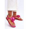 Moteriški šlepetės su audiniu Rose Fuchsia Carisma | Sandalai moterims | jai24.lt