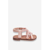 Vaikiški pinti užsegami sandalai Pink Tracy | Basutės vaikams | jai24.lt