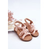 Vaikiški pinti užsegami sandalai Pink Tracy | Basutės vaikams | jai24.lt