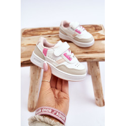 Klasikiniai vaikiški sportiniai bateliai, balti ir raudoni Marlin 198759