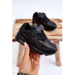 Vaikiški odiniai platforminiai sportiniai batai Black Lori 198762