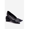Klasikinės balerinos su dekoracija Black Rivea | Balerinos bateliai | jai24.lt
