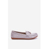 Klasikiniai suede Loafers smėlio spalvos Good Time | Mokasinai moterims | jai24.lt