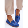 Klasikiniai suede Loafers smėlio spalvos Good Time | Mokasinai moterims | jai24.lt