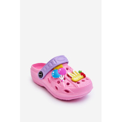 Vaikiški lengvi Crocs sandalai Rožiniai saldainiai 198791