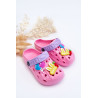 Vaikiški lengvi Crocs sandalai Rožiniai saldainiai | Šlepetės vaikams | jai24.lt