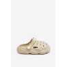 Vaikiškos šlepetės su putomis Crocs Beige Debesuota | Šlepetės vaikams | jai24.lt
